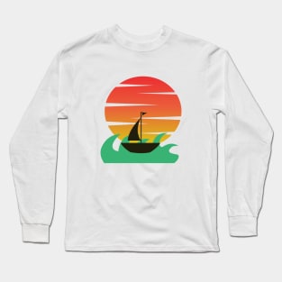 Sailing Into the Sunset Long Sleeve T-Shirt